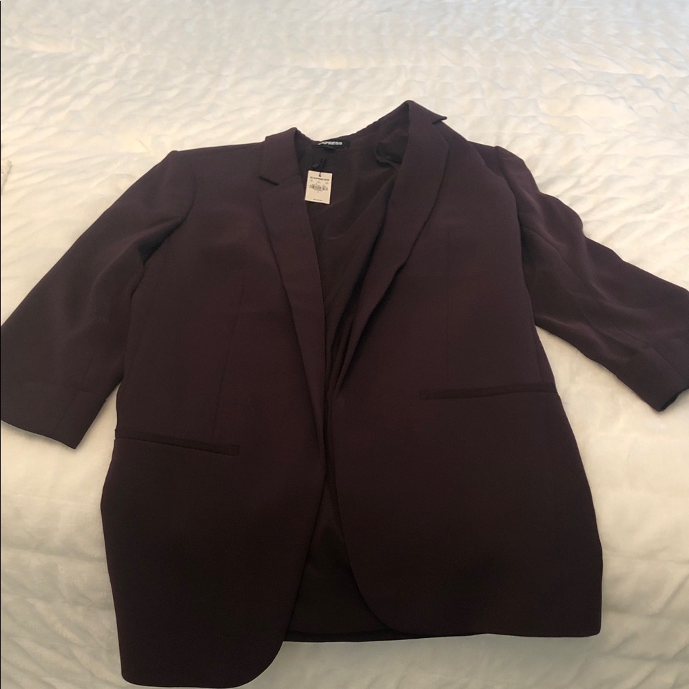 Express Deep Purple Women's Blazer